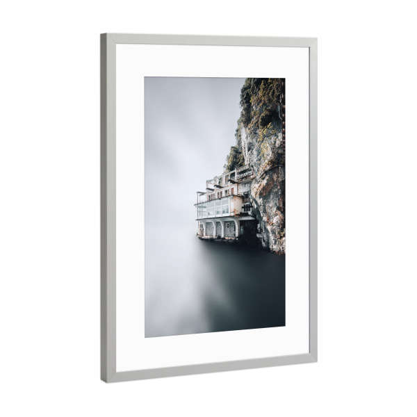 Poster mit Rahmen Silber "The Lake Hotel" artboxONE - Natur,Reise,Architektur
