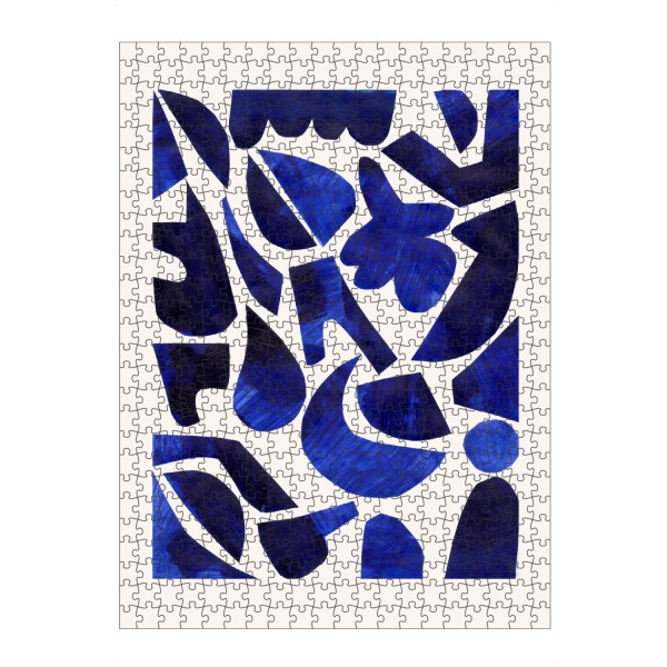 Puzzle Ravensburger "Ejaaz Haniff - Midnight Blue" artboxONE - Abstrakt,Geometrie