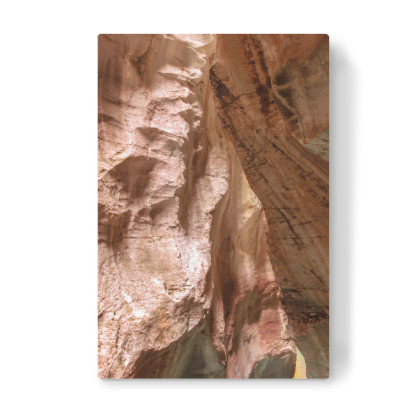 Leinwandbild "Abstrakter Kalkfelsen mit Fluss" artboxONE - Natur,Reise,Arcadia