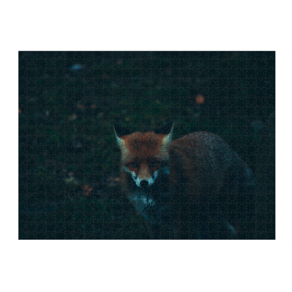 artboxONE Puzzle "Fuchs neben Baumstamm" artboxONE - Natur,Tiere