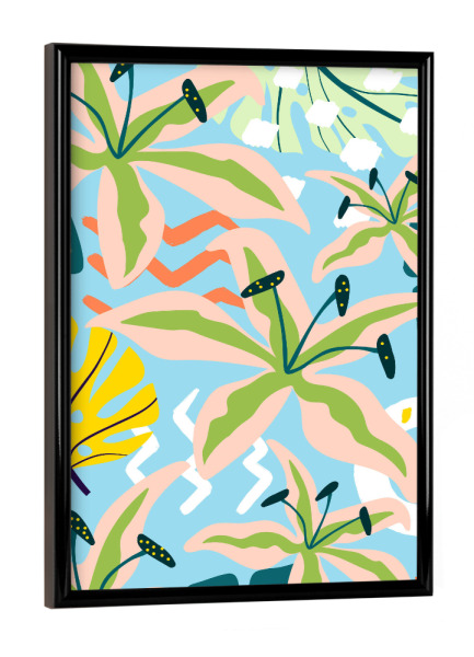 Poster mit schwarzem Rahmen "Summer state of mind" artboxONE - Natur,Floral