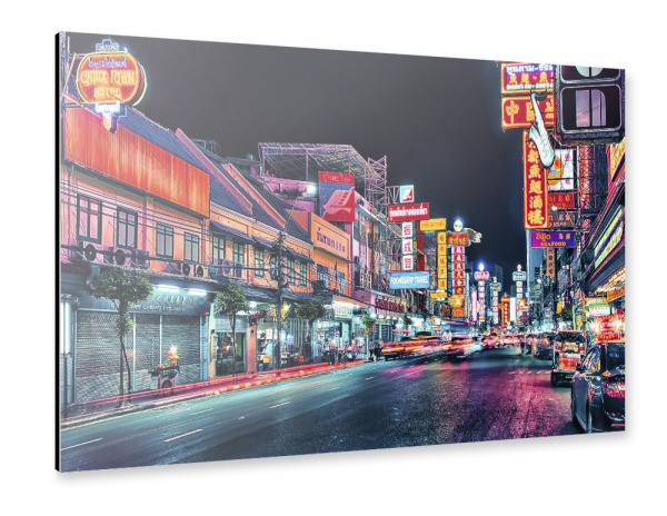 Alu-Dibond "Chinatown in Bangkok" 30x20 cm artboxONE
