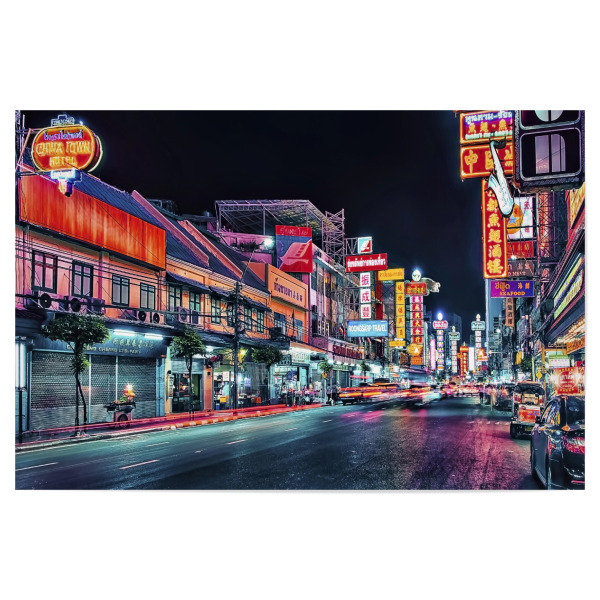 Poster 30x20 cm "Chinatown in Bangkok" artboxONE - Städte,Reise,Architektur,Reise / Asien,Reise / Länder