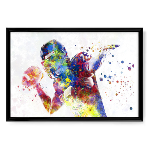 Multicolor american football-c