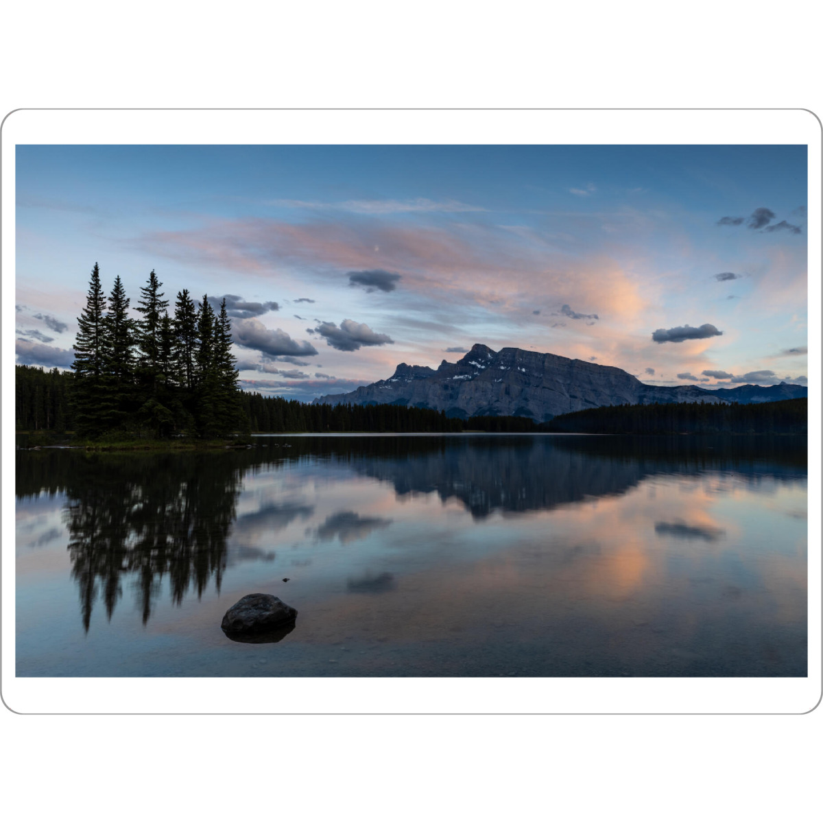 Tischset "Two Jack Lake" artboxONE - Natur,Reise,Reise / Länder