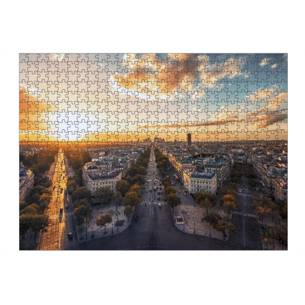 Puzzle Ravensburger "Paris City Sunset" artboxONE - Städte,Reise,Architektur,Städte / Paris,Reise / Länder