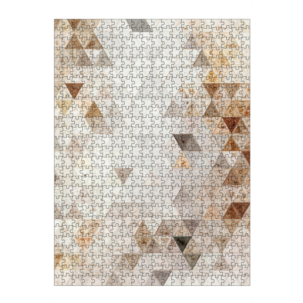 artboxONE Puzzle "Mosaic cappucino" artboxONE - Abstrakt,Geometrie