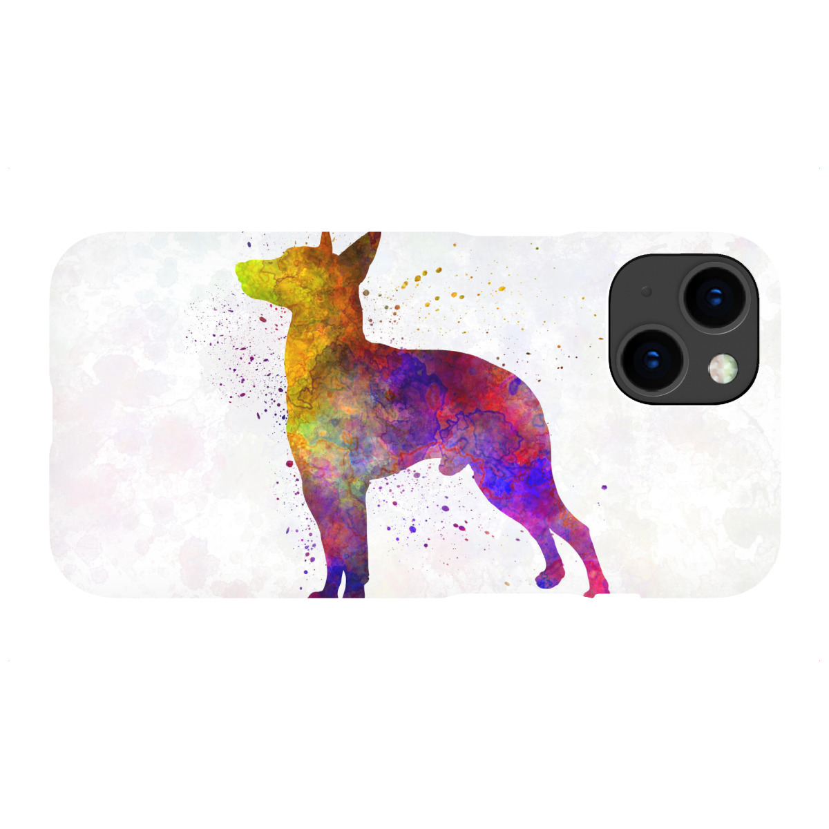"Manchester Terrier in watercolor"für iPhone - Premium-Case Handyhülle artboxONE