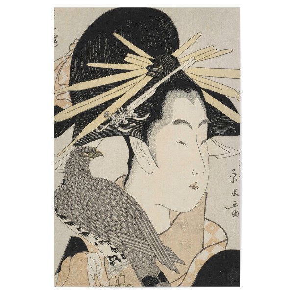 Poster 30x20 cm "Kurtisane Karuta von Chojiya" artboxONE - Reise,Menschen,Reise / Asien