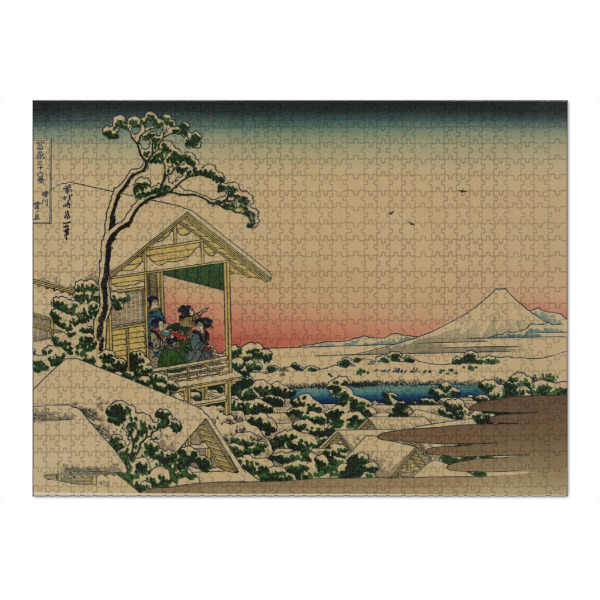 Puzzle Ravensburger "Verschneiter Morgen bei Koishikawa" artboxONE - Natur,Reise,Reise / Asien