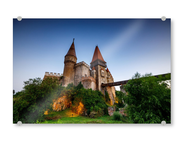 Acrylglasbild "Burg Hunedoara" artboxONE - Architektur
