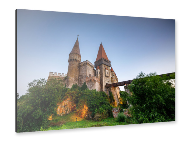 Alu-Dibond "Burg Hunedoara" 30x20 cm artboxONE