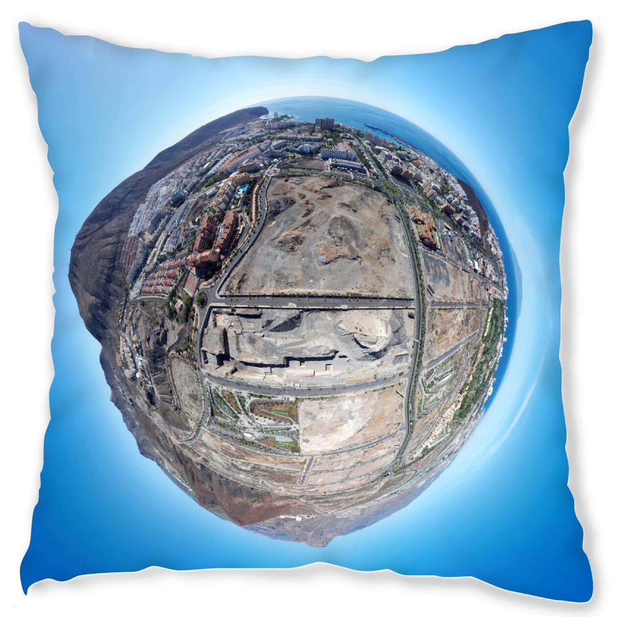 Design-Kissen "Teneriffa - Los Cirstianos; high" artboxONE - Stߤdte,Natur,Reise,Architektur,Reise / Strand und Meer