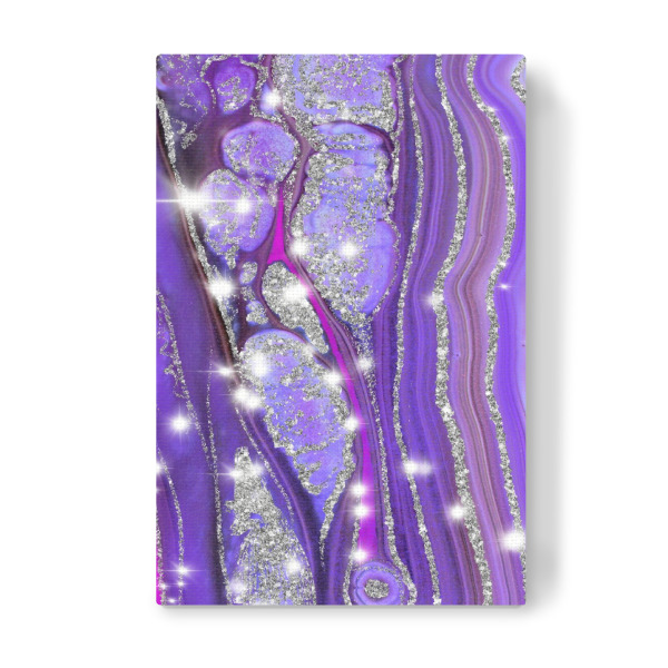 Leinwandbild "Violet Agate" artboxONE - Abstrakt,Fashion,Festivals,Lustig