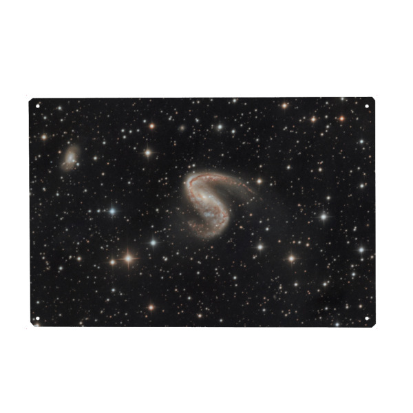 Holzbild "Fleischerhaken-Galaxie" artboxONE - Galaxy - Universum,Astro,Astronomie,Sterne,Deepsky,Weltall,Universe,Galaxy,Space,Weltraum,Astronomy