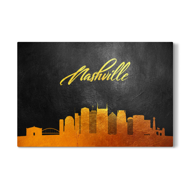 Galerie-Print "Nashville Tennessee Gold Skyline" 30x20 cm artboxONE