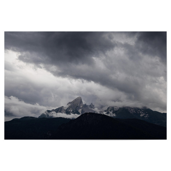 Poster "Wolken und Watzmann" artboxONE - Natur,Reise