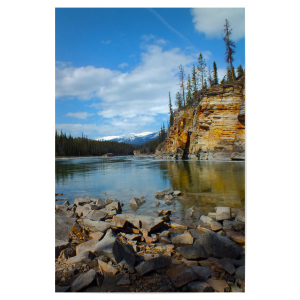 Poster 30x20 cm "Sunwapta River in den Rockies" artboxONE - Natur,Reise,Reise / Länder