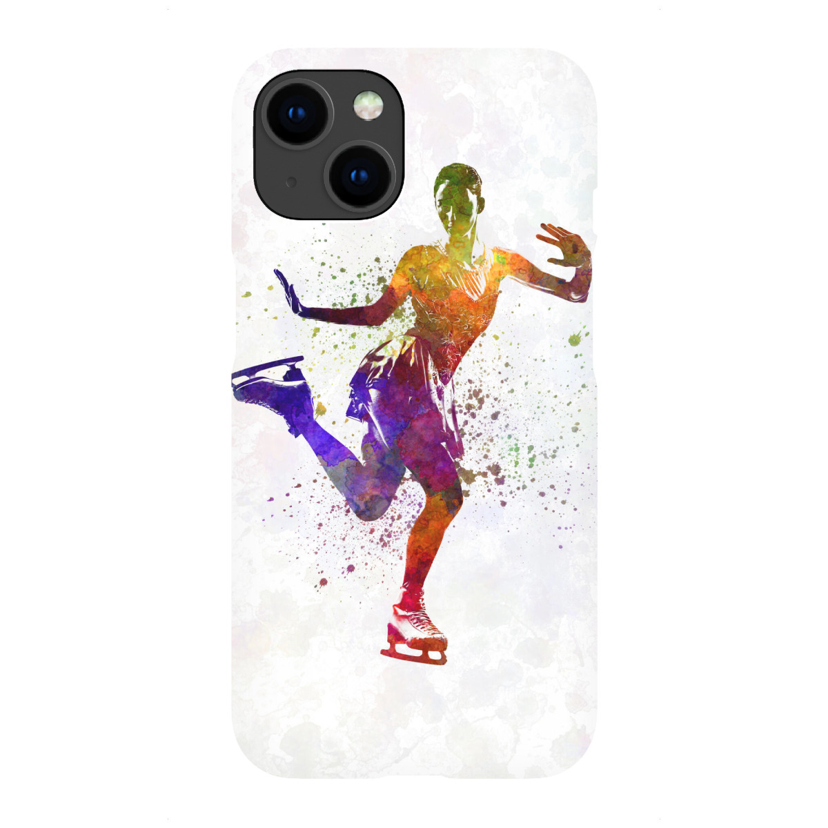 iPhone "Watercolor ice skater" Premium-Case Handyhülle artboxONE