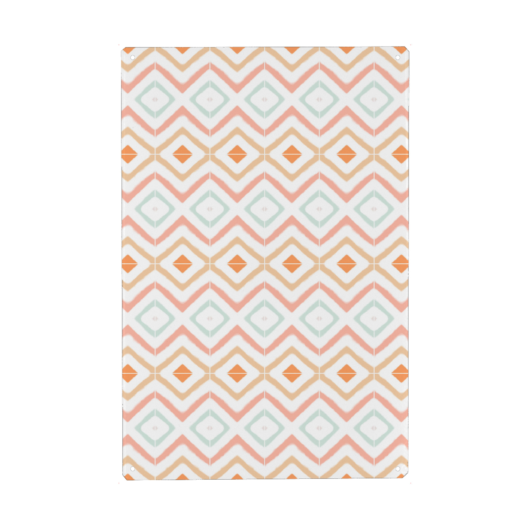 Metall Poster "Pastels Pattern Tiles" artboxONE - Abstrakt,Geometrie