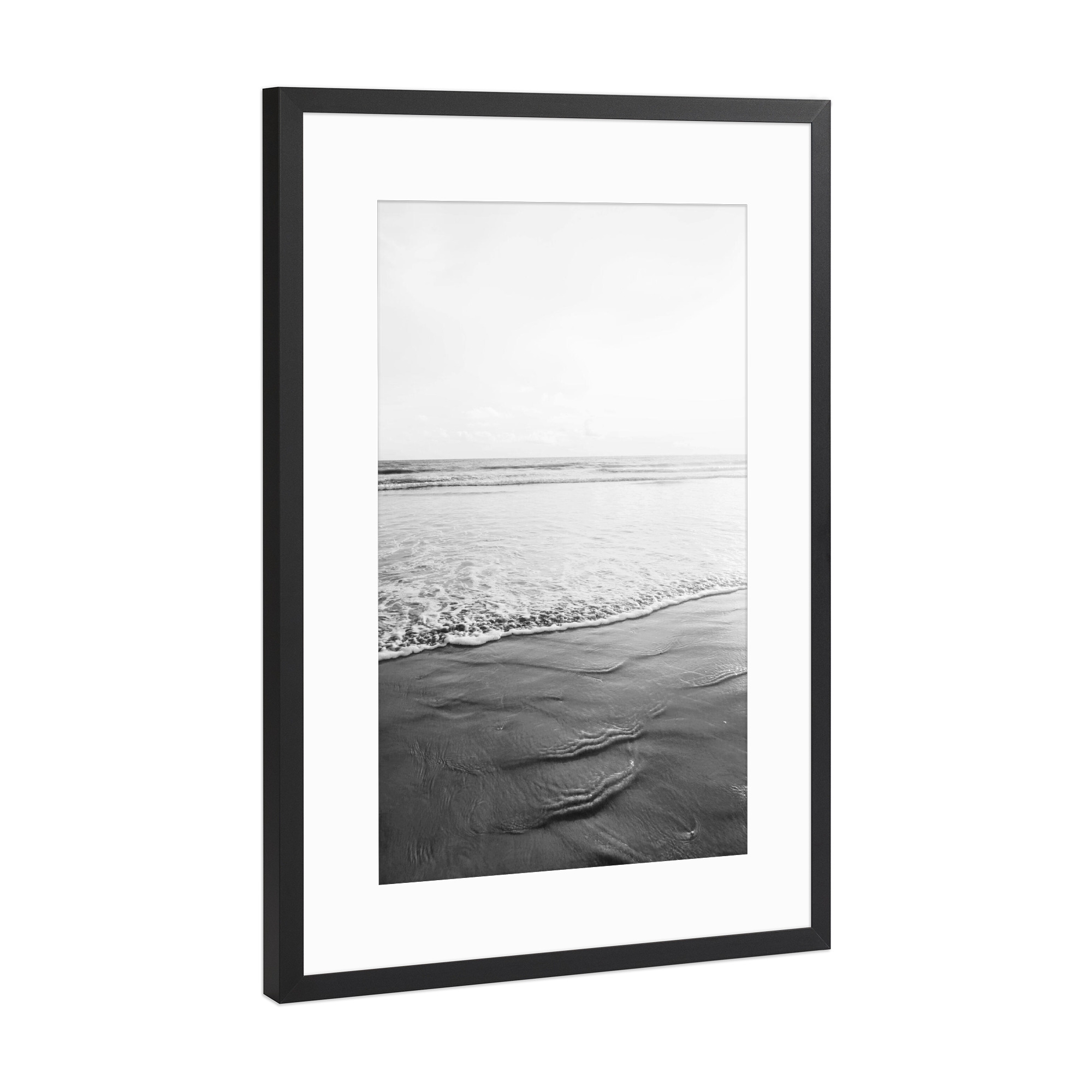 Poster mit Rahmen Schwarz (Metallic) "Beach and Sunlight" artboxONE - Natur,Reise,Reise / Strand und Meer,Reise / Asien