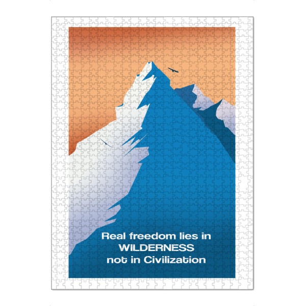 Puzzle Ravensburger "Freedom in Wilderness" artboxONE - Natur,Abstrakt