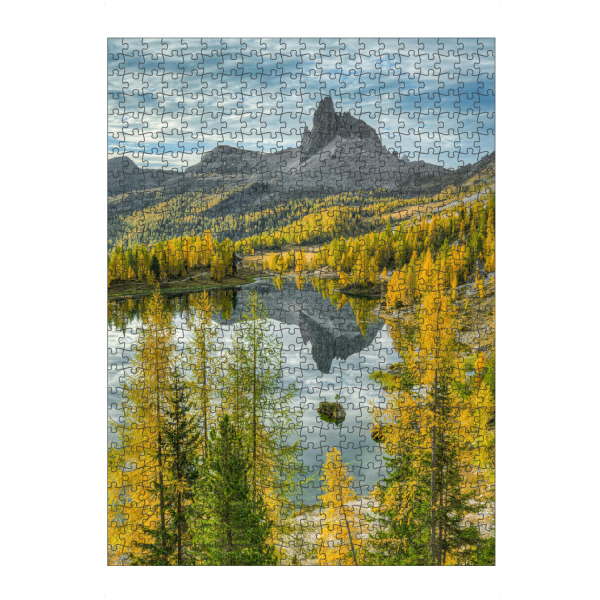 Puzzle Ravensburger "Herbst am Lago Federa" artboxONE - Natur,Reise,Reise / Länder