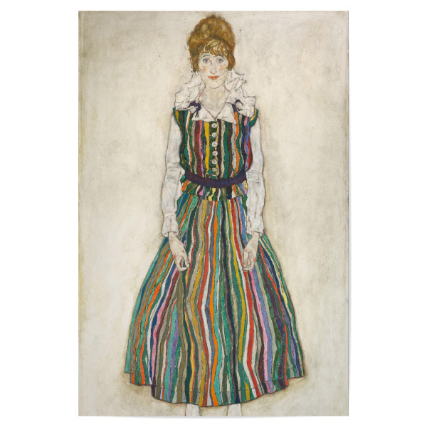 Poster "Porträt von Edith Schiele" artboxONE - Menschen - Egon schiele,Kunst,Malerei,Gemälde,Frau,Woman,Female