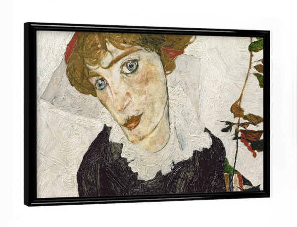 Poster mit schwarzem Rahmen "Portrait of Wally Neuzil" artboxONE - Menschen - Egon schiele,Portrait,Kunst,Malerei,Gemälde,Woman,Female,Frau
