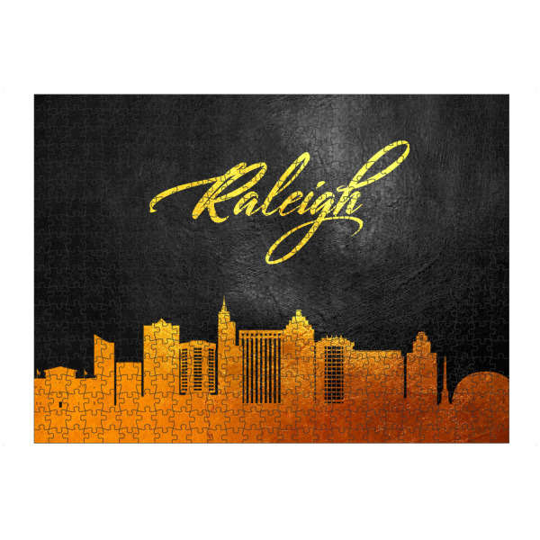 Puzzle Ravensburger "Raleigh North Carolina Gold" artboxONE - Städte - Raleigh,North carolina,Gold,Skyline,City,Stadt - Bild raleigh