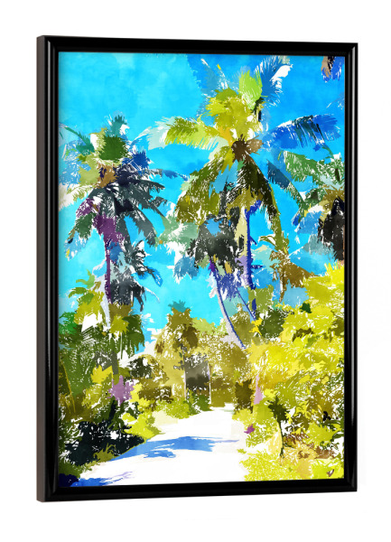 Poster mit schwarzem Rahmen "Find your way back" artboxONE - Natur,Reise
