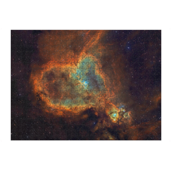 artboxONE Puzzle "Herznebel - Hubble Farbpalette" artboxONE - Galaxy