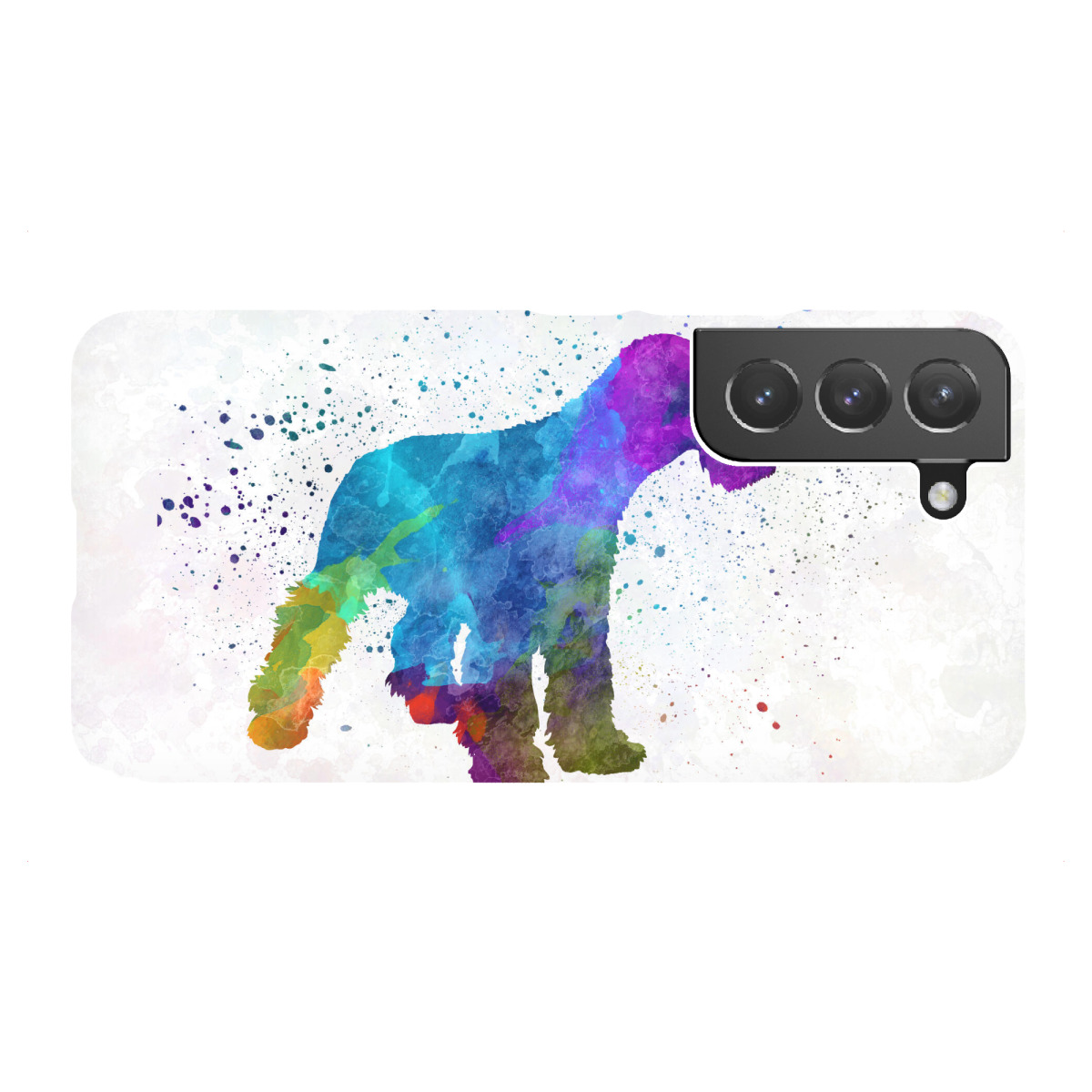 Samsung Galaxy "Miniature Schnauzer in watercolor" Premium-Case Handyhülle artboxONE