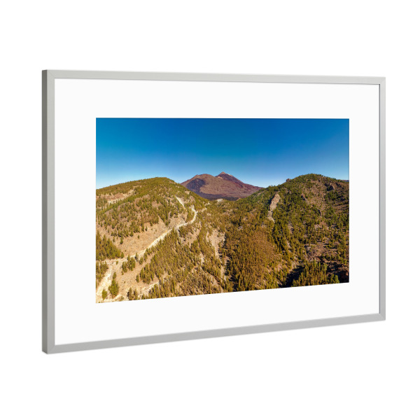 Poster mit Rahmen Silber "Teneriffa - Vulkan Teide" artboxONE - Natur,Reise,Reise / Strand und Meer,Reise / Länder