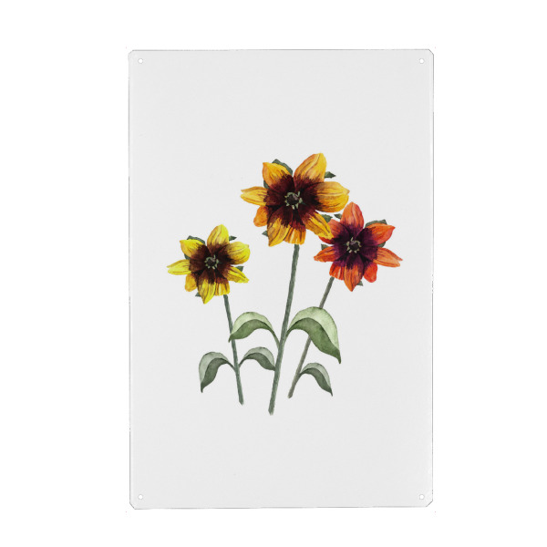 Holzbild "Sunflower Friends" artboxONE - Natur,Floral