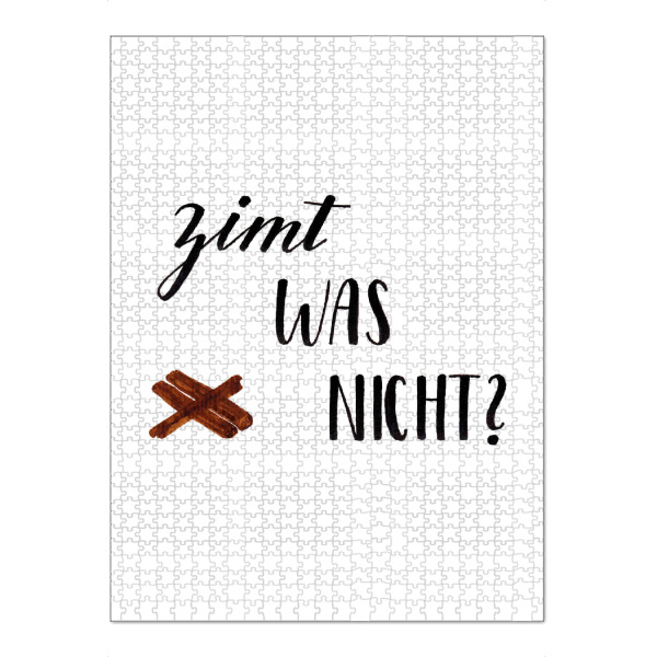 Puzzle Ravensburger "Zimt was nicht" artboxONE - Essen & Trinken,Essen & Trinken / Obst & Gemüse,Lustig