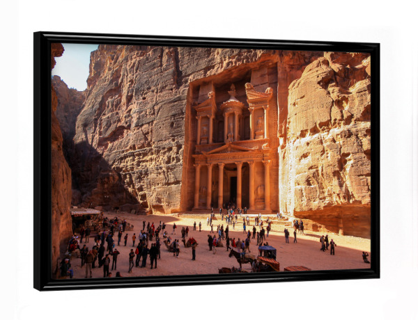 Poster mit schwarzem Rahmen "Petra" artboxONE - Architektur,Reise / Länder