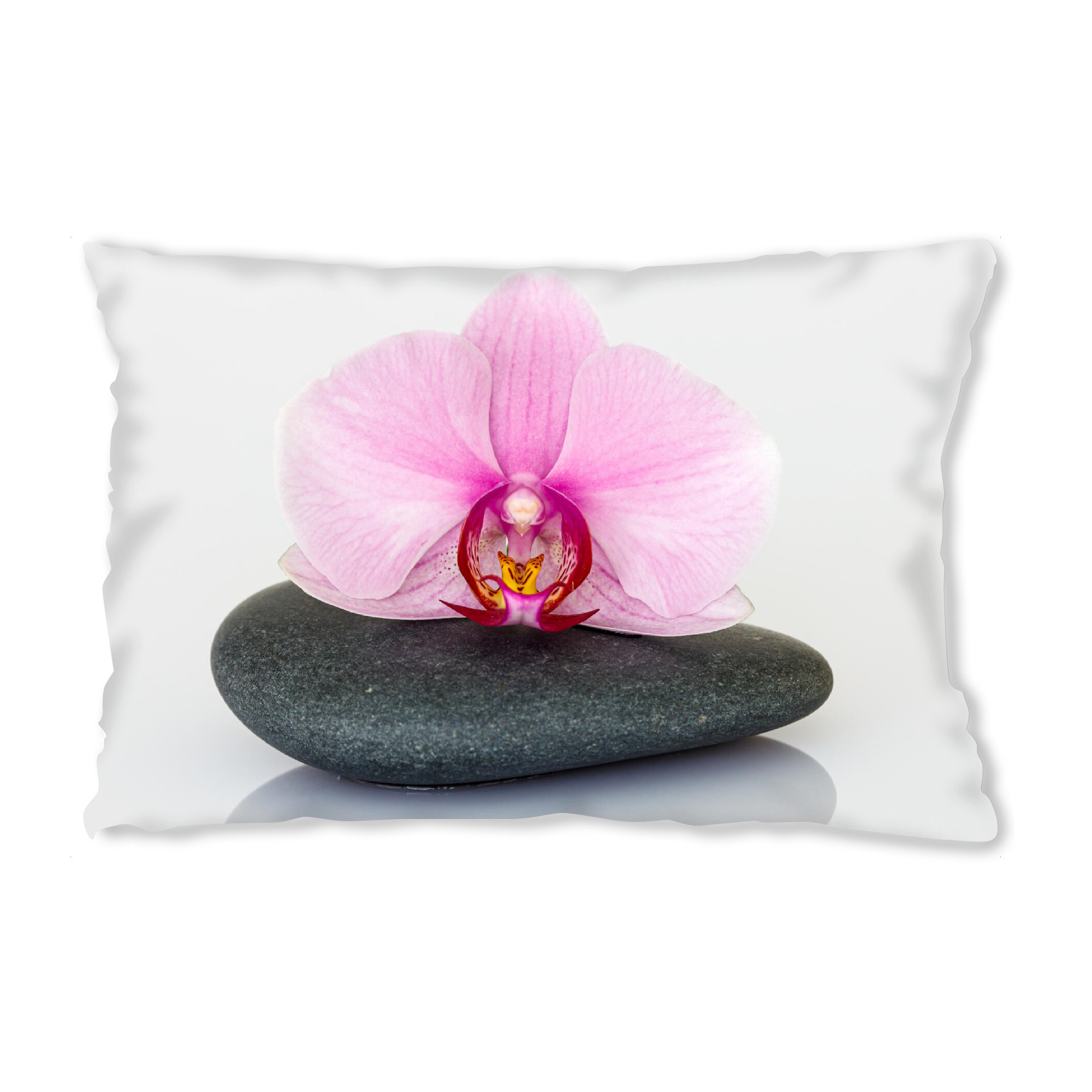 Design-Kissen "Orchidee auf Steine" artboxONE - Natur,Floral