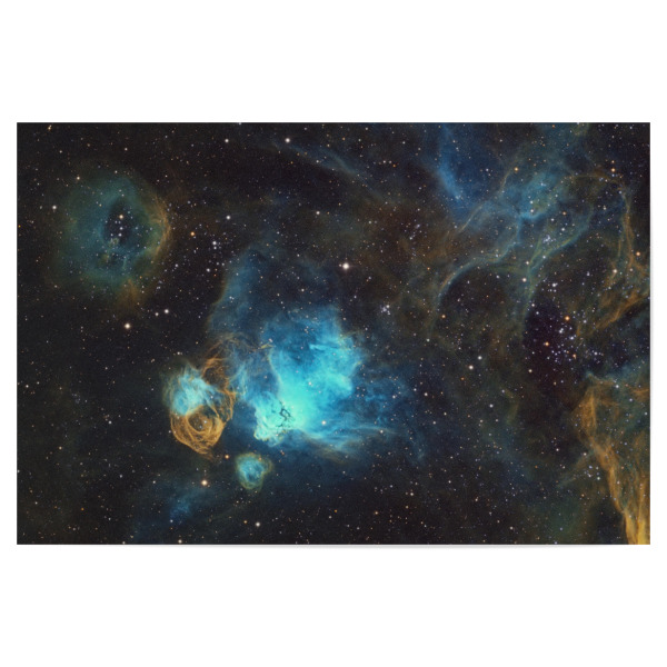 Poster 30x20 cm "Emissionsnebel in Dorado" artboxONE - Galaxy