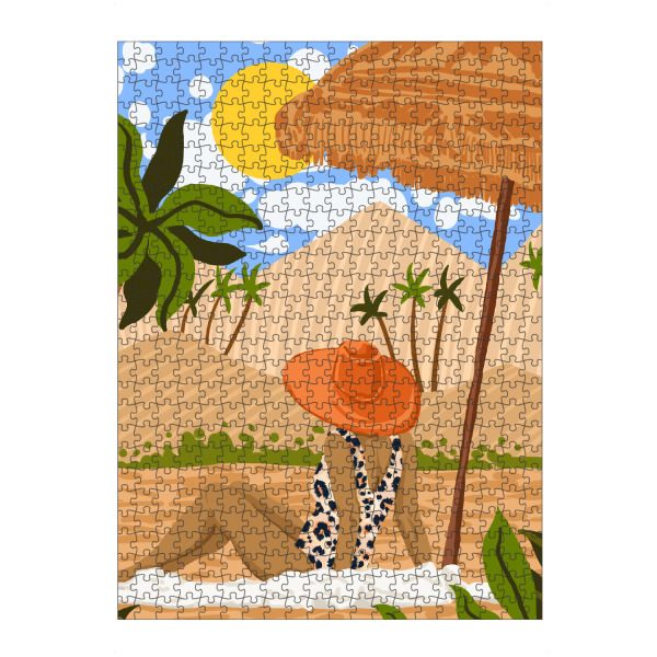 Puzzle Ravensburger "Summer In Egypt" artboxONE - Natur,Menschen