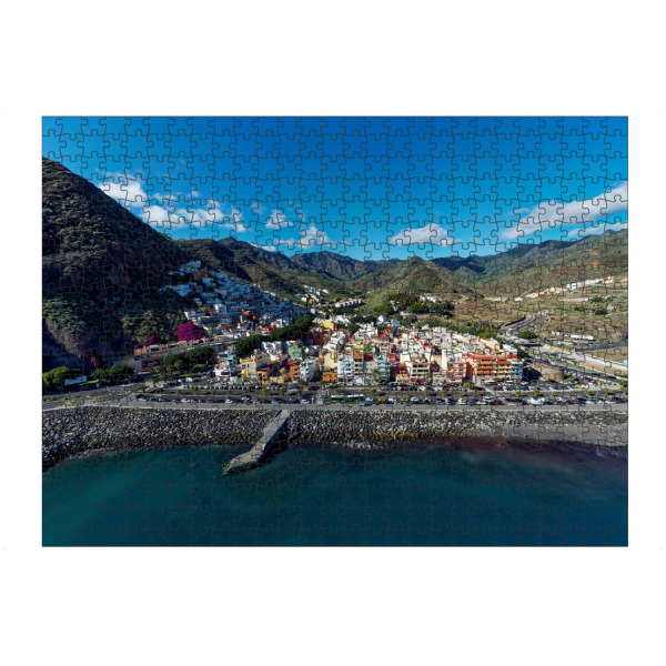 Puzzle Ravensburger "Teneriffa - San Andrés Panorama" artboxONE - Städte,Architektur,Reise / Strand und Meer,Reise / Länder