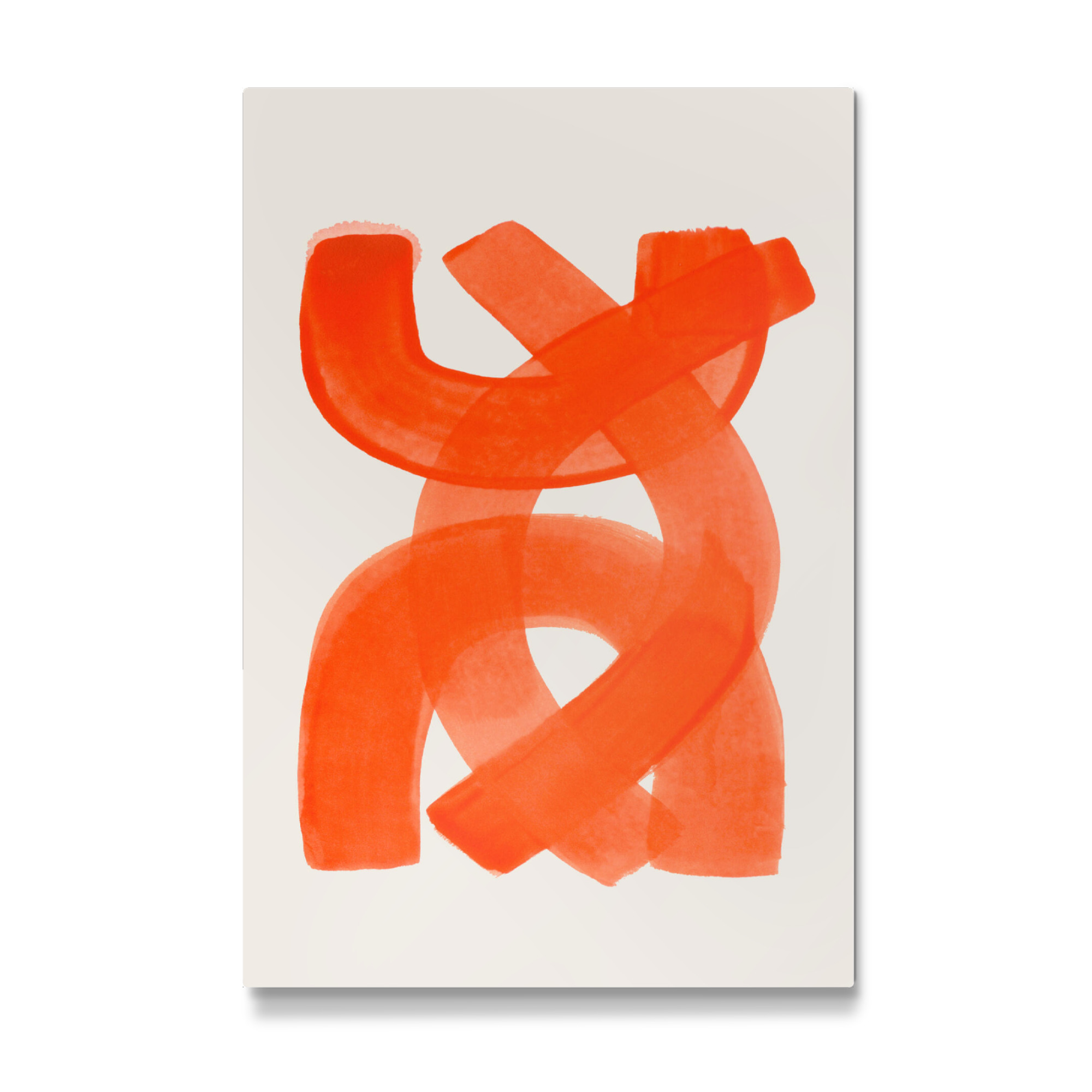 Galerie-Print "Ejaaz Haniff-Orange Brush Strokes" 30x20 cm artboxONE