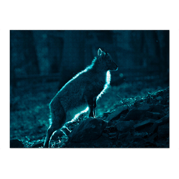 Puzzle Ravensburger "Ziegenkitz" artboxONE - Natur,Tiere