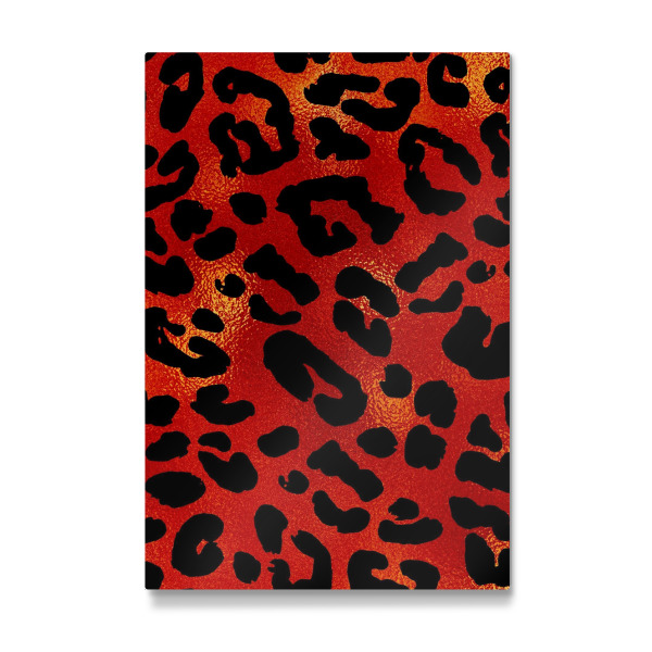Galerie-Print "Red Leopard Pattern" 30x20 cm artboxONE