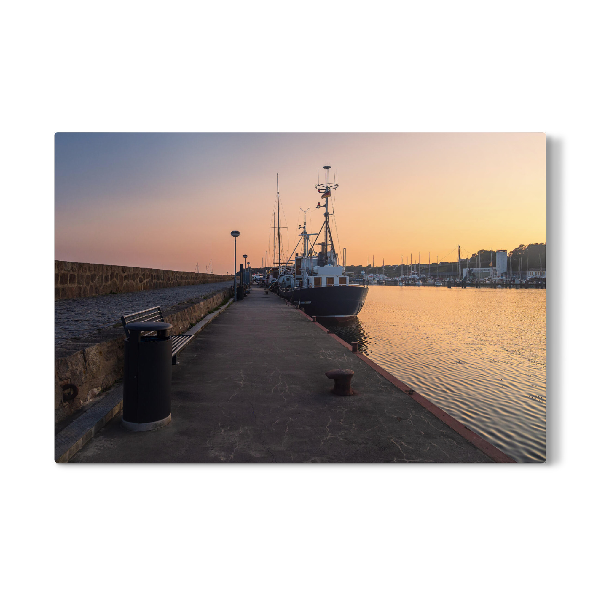 Galerie-Print "Abends im Hafen" 30x20 cm artboxONE