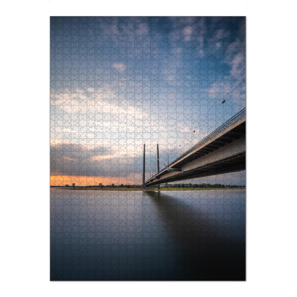 Puzzle Ravensburger "Düsseldorf Rheinbrücke" artboxONE - Städte,Reise,Städte / Düsseldorf