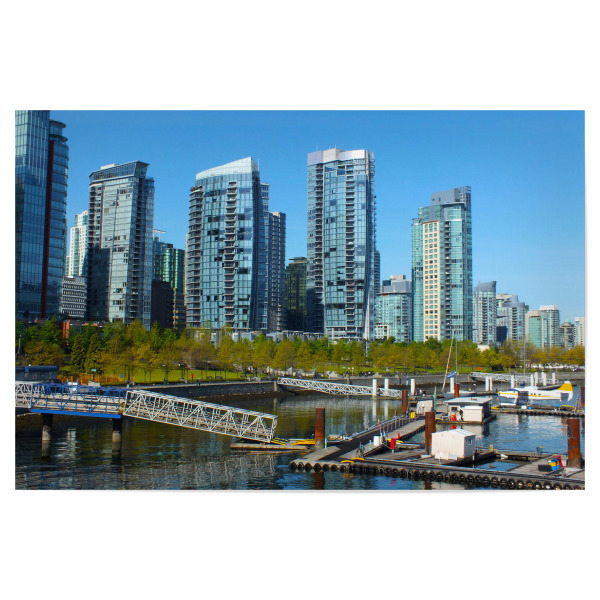 Poster 30x20 cm "Vancouvers Waterfront" artboxONE - Städte,Reise,Architektur,Reise / Länder,Städte / Weitere