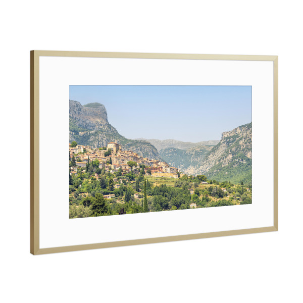 Poster mit Rahmen Gold "Le Bar Sur Loup" artboxONE - Natur,Reise,Architektur,Reise / Länder