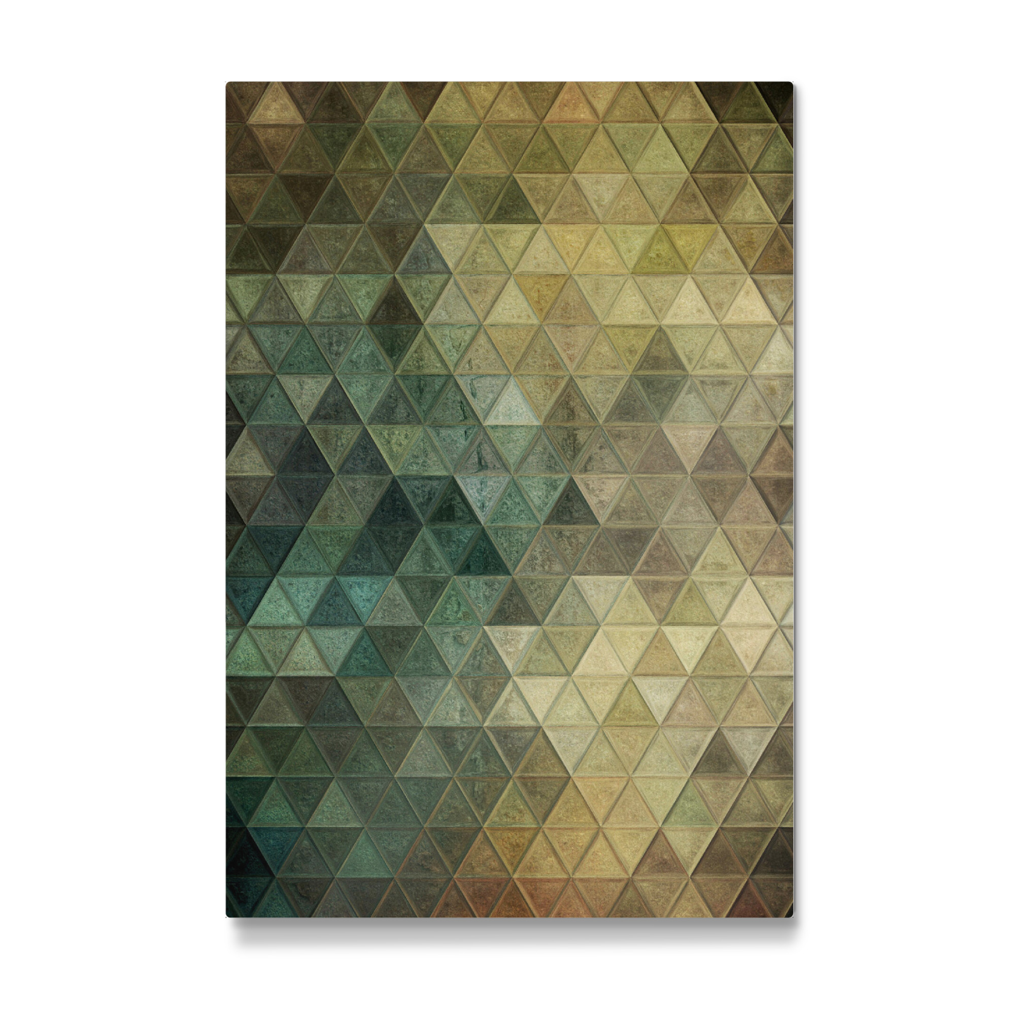 Galerie-Print "Mosaic green yeelow brown" 30x20 cm artboxONE
