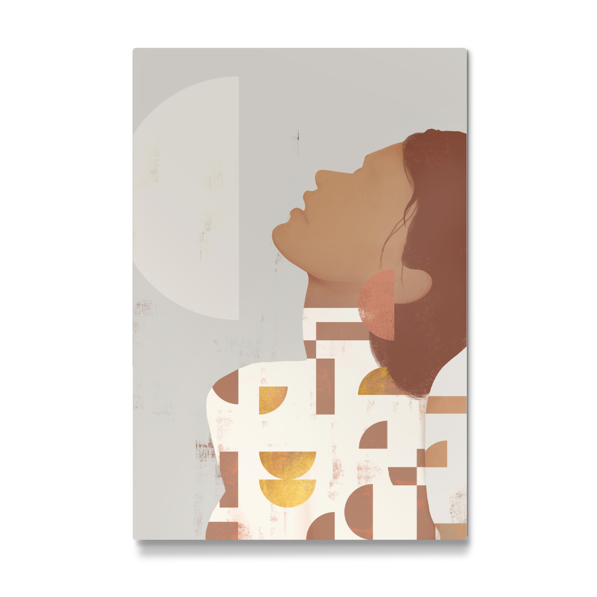 Galerie-Print "Woman Geo Left" 75x50 cm artboxONE